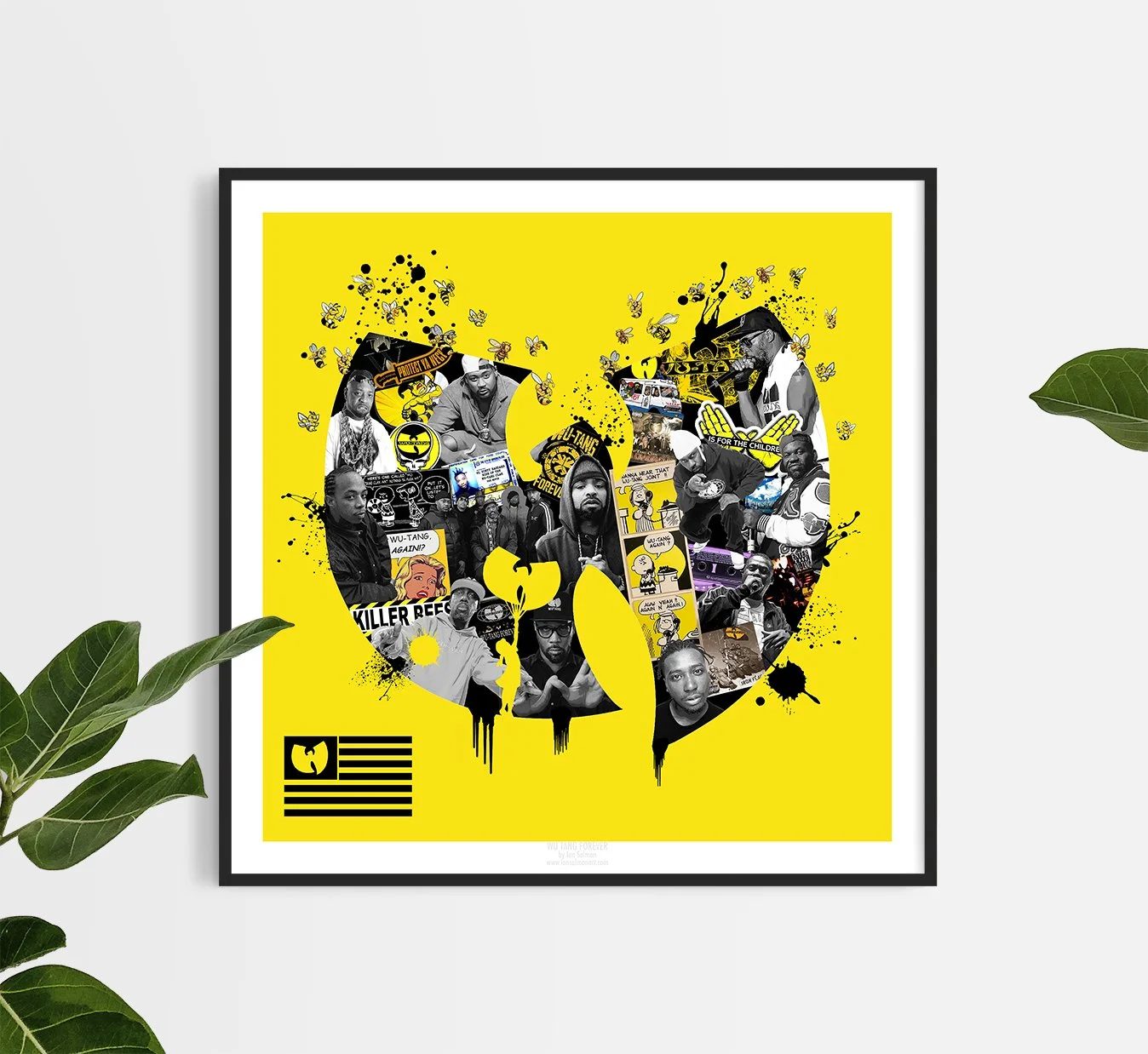 Wu Tang Forever - Limited Edition print. Hip Hop wall art, Rap